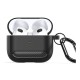 Θήκη TPU Dux Ducis PECB Apple AirPods 3 με Γάντζο Μαύρο Θήκη TPU Dux Ducis PECB Apple AirPods 3 με Γάντζο Μαύρο