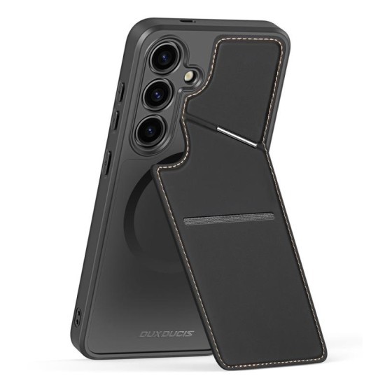 Θήκη Δερμάτινη Dux Ducis Rafi II Mag 3 σε 1 MagSafe RFID Blocker Samsung S926B Galaxy S24 Plus 5G με Stand Μαύρο Θήκη Δερμάτινη Dux Ducis Rafi II Mag 3 σε 1 MagSafe RFID Blocker Samsung S926B Galaxy S24 Plus 5G με Stand Μαύρο