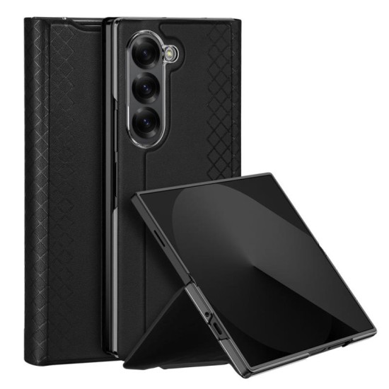 Θήκη Δερμάτινη PU Dux Ducis Bril Samsung Z Fold 6 5G Μαύρο Θήκη Δερμάτινη PU Dux Ducis Bril Samsung Z Fold 6 5G Μαύρο