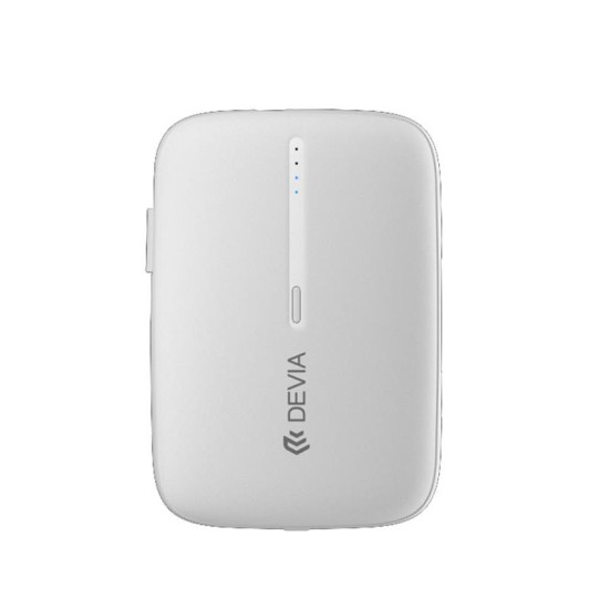 Φορτιστής Ανάγκης Devia EP158 10W 10000mAh με 2 Ενσωματωμένα Καλώδια Kintone Λευκό Φορτιστής Ανάγκης Devia EP158 10W 10000mAh με 2 Ενσωματωμένα Καλώδια Kintone Λευκό