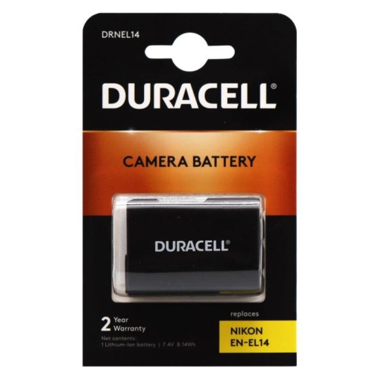 Μπαταρία Κάμερας Duracell DRNEL14 για Nikon EN-EL14 7.4V 1100mAh (1 τεμ) Μπαταρία Κάμερας Duracell DRNEL14 για Nikon EN-EL14 7.4V 1100mAh (1 τεμ)