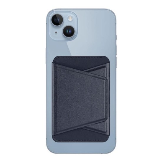 MagWallet Stand - Θήκη Καρτών Δερμάτινη Dux Ducis με 3 Θέσεις Λειτουργίας για Apple iPhone 12/ 13/ 14/ 15 Series Μπλε MagWallet Stand - Θήκη Καρτών Δερμάτινη Dux Ducis με 3 Θέσεις Λειτουργίας για Apple iPhone 12/ 13/ 14/ 15 Series Μπλε