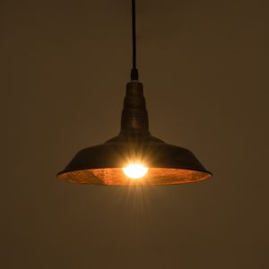RAY 01047 Vintage Κρεμαστό Φωτιστικό Καμπάνα Μονόφωτο 1 x E27 IP20 Χάλκινο Μέταλλο – Μ26 x Π26 x Υ25cm