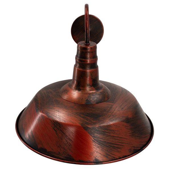 SORD 01052 Vintage Επιτοίχιο Φωτιστικό Απλίκα Μονόφωτο 1 x E27 IP20 Χάλκινο Μέταλλο - Μ36 x Π42 x Υ32cm - Image 4