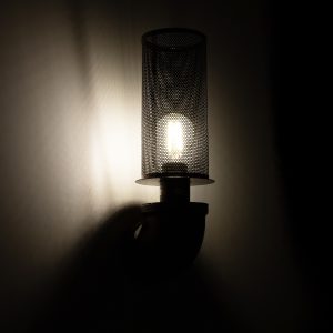 RAZA 01105 Vintage Επιτοίχιο Φωτιστικό Απλίκα Μονόφωτο 1 x E27 IP20 Χάλκινο Μέταλλο – Μ13 x Π12 x Υ38cm