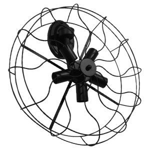 FAN 01163 Vintage Επιτοίχιο Φωτιστικό Απλίκα Πολύφωτο 5 x E27 IP20 Μαύρο Μέταλλο – Μ22 x Π46 x Υ46cm