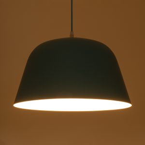 SCANDI 01386 Vintage Κρεμαστό Φωτιστικό Πλέγμα Μονόφωτο 1 x E27 IP20 Μαύρο Μέταλλο – Μ23 x Π23 x Υ30cm