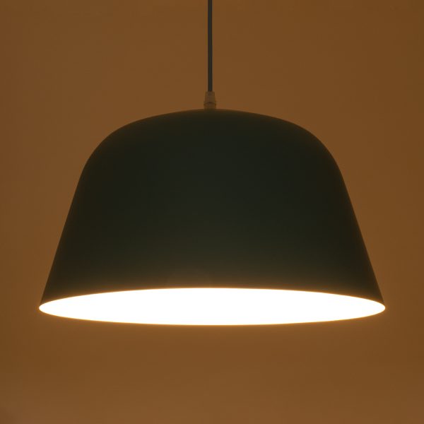 SCANDI 01386 Vintage Κρεμαστό Φωτιστικό Πλέγμα Μονόφωτο 1 x E27 IP20 Μαύρο Μέταλλο - Μ23 x Π23 x Υ30cm