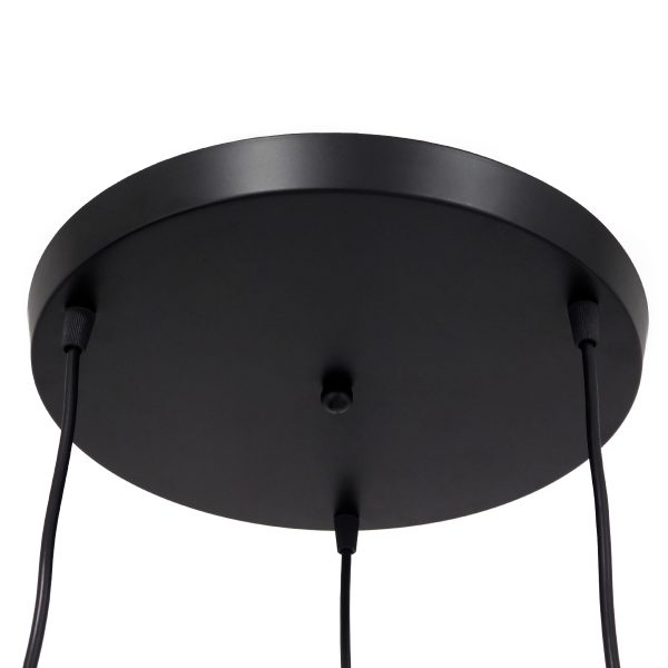 FIGURE 10001655 Παιδικό Κρεμαστό Φωτιστικό Φιγούρα Τρίφωτο 3 x E27 IP20 Μαύρο Μέταλλο - Μ45 x Π45 x Υ40cm - Image 5