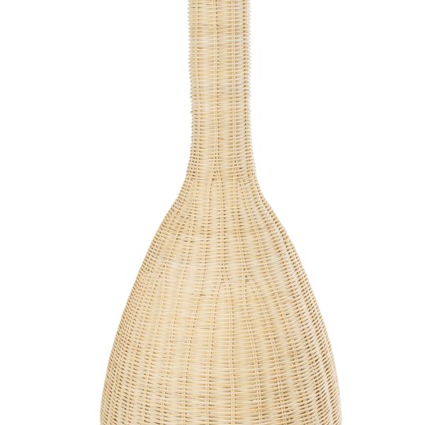 PARADIS 01845 Boho Επιδαπέδιο Φωτιστικό Μονόφωτο 1 x E27 IP20 Μπεζ Ξύλο - Μ40 x Π40 x Υ150cm - Image 5