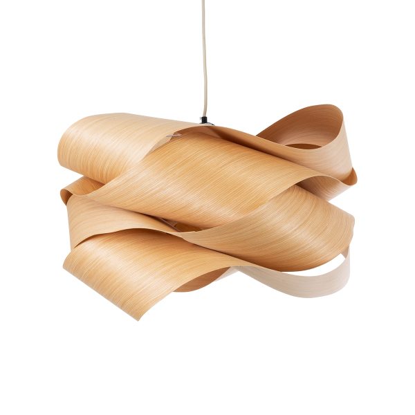 SARDIGNA 02180 Boho Κρεμαστό Φωτιστικό Πλέγμα Μονόφωτο 1 x E27 IP20 Καφέ Ξύλο - Μ60 x Π60 x Υ30cm - Image 4