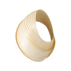 SALREL 02224 Boho Επιτοίχιο Φωτιστικό Απλίκα Μονόφωτο 1 x E27 IP20 Μπεζ Ξύλο – Μ30 x Π22 x Υ38cm