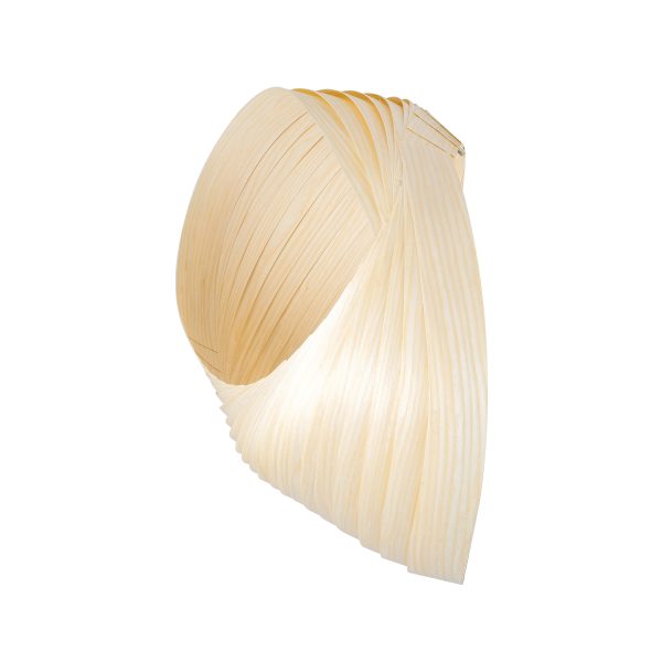 SALREL 02224 Boho Επιτοίχιο Φωτιστικό Απλίκα Μονόφωτο 1 x E27 IP20 Μπεζ Ξύλο - Μ30 x Π22 x Υ38cm - Image 5