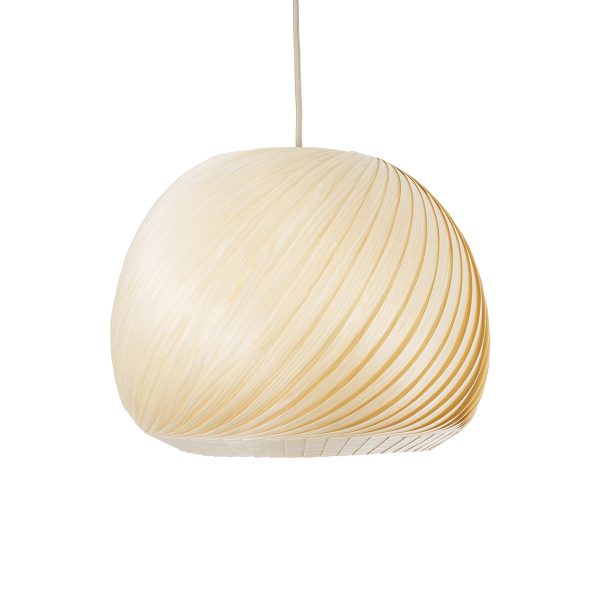 KAILANI 02242 Boho Κρεμαστό Φωτιστικό Καμπάνα Μονόφωτο 1 x E27 IP20 Μπεζ Ξύλο - Μ40 x Π40 x Υ30cm - Image 4