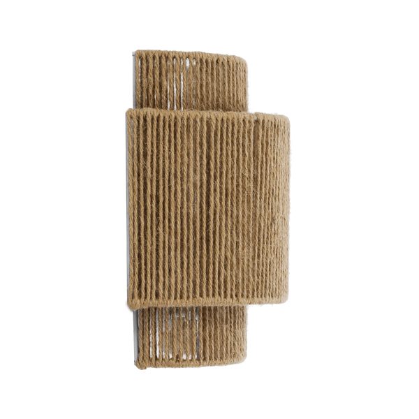 MABANA 02322 Boho Επιτοίχιο Φωτιστικό Απλίκα Μονόφωτο 1 x E27 IP20 Μπεζ Σχοινί - Μ23 x Π11 x Υ25cm - Image 3
