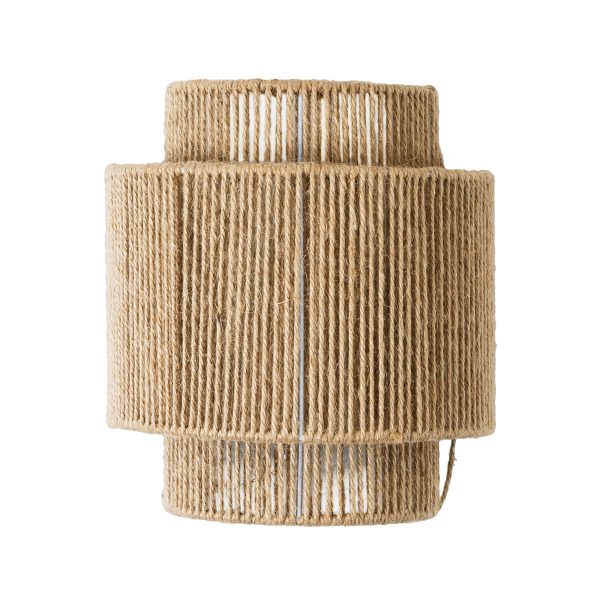 MABANA 02322 Boho Επιτοίχιο Φωτιστικό Απλίκα Μονόφωτο 1 x E27 IP20 Μπεζ Σχοινί - Μ23 x Π11 x Υ25cm - Image 4