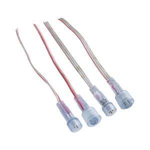 CON-NEONIO 90769 Σετ Αδιάβροχων IP68 Καλωδίων Σύνδεσης για όλες τις NEONIO Digital Neon Flex LED 14.4W/m 12VDC – Διάφανα – Φ1.5 x Μήκος Καλωδίου 15cm