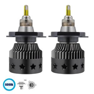82062 H4 360° Line Extreme KIT Βασικού Φωτισμού Αυτοκινήτου & Φορτηγού 3rd Generation Can-Bus Extreme Truck Series LED CREE CXB COB 170W 23800lm DC 9-32V Αδιάβροχο IP66 Ψυχρό Λευκό 6000K