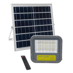 HECATE 90205 Αυτόνομος Ηλιακός Προβολέας LED SUPREME Series SMD 150W 15000lm με Ενσωματωμένη Μπαταρία 15000mAh – Φωτοβολταϊκό Πάνελ με Αισθητήρα Ημέρας-Νύχτας και Ασύρματο Χειριστήριο RF 2.4Ghz Αδιάβροχος IP66 Ψυχρό Λευκό 6000K – 3 Χρόνια Εγγύηση