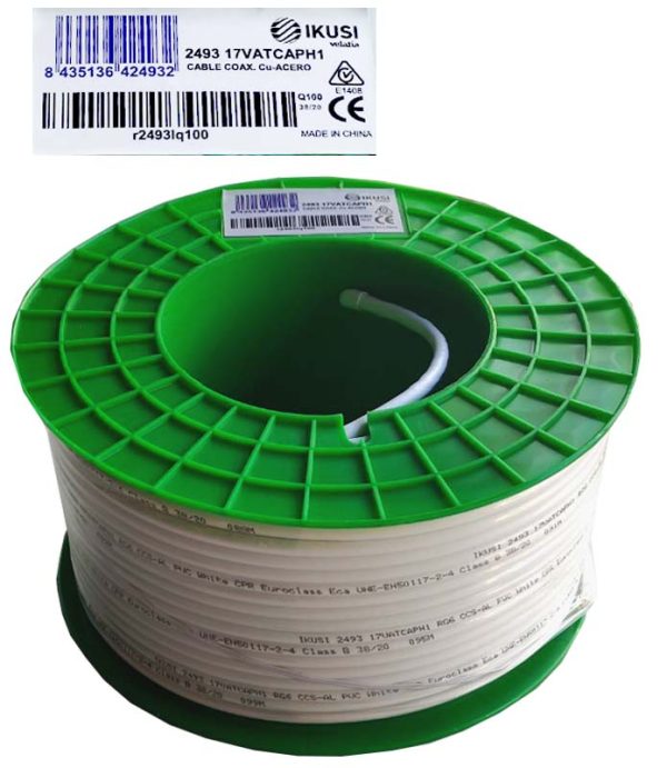 Ikusi Στροφείο RF 17VATCAPH1 100m CU-STEEL - Image 3