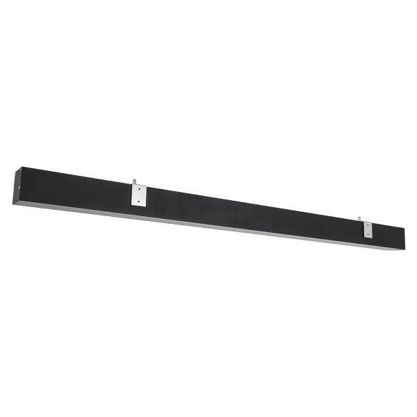 ORION 61030-W Γραμμικό Φωτιστικό Τοίχου - Απλίκα Linear LED CCT 72W 8600lm 120° AC 220-240V Μ120 x Π5.5 x Υ7cm - Εναλλαγή Φωτισμού μέσω Τηλεχειριστηρίου All In One Ψυχρό 6000k+Φυσικό 4500k+Θερμό 2700k Dimmable - Μαύρο - 3 Years Warranty - Image 3