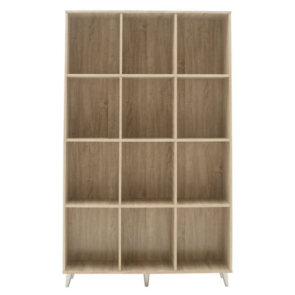 Βιβλιοθήκη FIRENZE  χρώμα sonoma 107x28,6x178εκ - Image 2