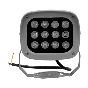 FLOOD-XENA 05020 Προβολέας Σποτ Wall Washer LED 12W 1200lm 10° AC 220-240V Αδιάβροχο IP65 Ροζ – Γκρι Ανθρακί – Μ13.5 x Π11 x Υ15cm – 3 Χρόνια Εγγύηση