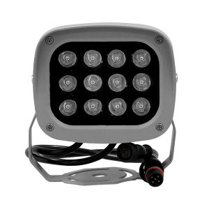 FLOOD-XENA 05021 Προβολέας Σποτ Wall Washer LED 24W 2400lm 10° AC 24V Αδιάβροχο IP65 RGB – Anthracite Grey – L13.5 x W11 x H15cm – 3 Years Warranty