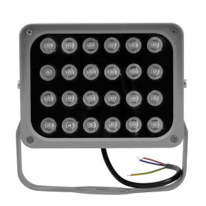 FLOOD-XENA 05027 Προβολέας Σποτ Wall Washer LED 24W 2400lm 10° AC 220-240V Αδιάβροχο IP65 Ροζ – Γκρι Ανθρακί – Μ18 x Π13.5 x Υ18cm – 3 Χρόνια Εγγύηση