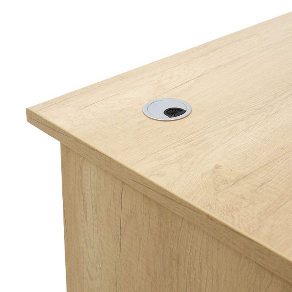 Γραφείο εργασίας επαγγελματικό Amazon  χρώμα sonoma 120x75x75εκ - Image 5