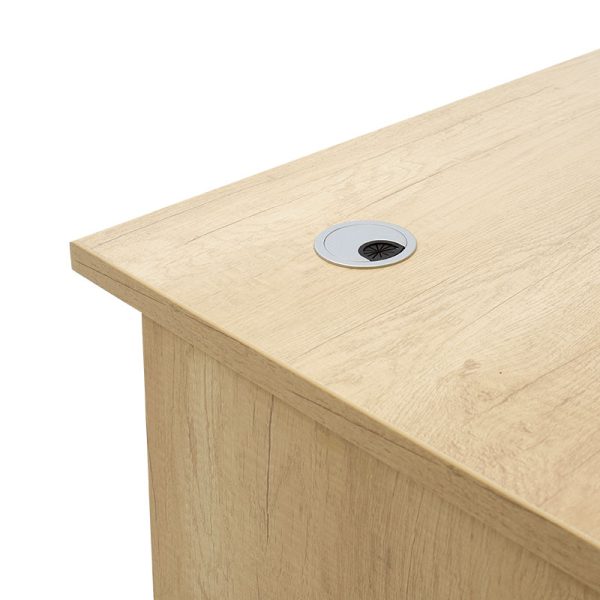 Γραφείο εργασίας επαγγελματικό Amazon  χρώμα sonoma 150x75x75εκ - Image 5