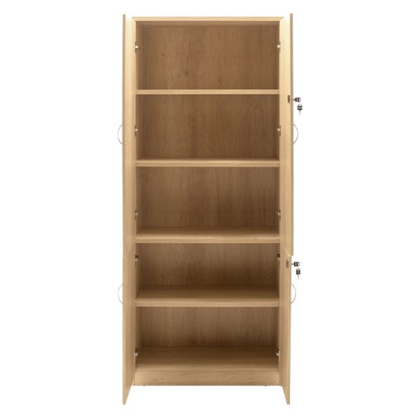 Ντουλάπα γραφείου επαγγελματική Amazon  χρώμα sonoma 80x40x200εκ - Image 3