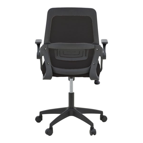 Καρέκλα γραφείου Reji  mesh ύφασμα μαύρο 58x60x89-99εκ - Image 5