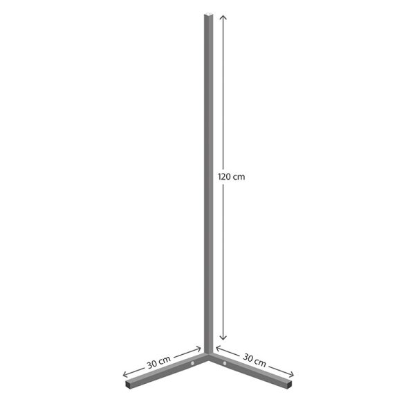 Φωτιστικό δαπέδου Esthetic  LED μαύρο 30x2x120εκ - Image 4