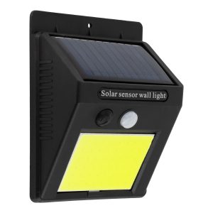 71495 Αυτόνομο Ηλιακό Φωτιστικό LED COB 10W 1000lm με Ενσωματωμένη Μπαταρία 1200mAh – Φωτοβολταϊκό Πάνελ με Αισθητήρα Ημέρας-Νύχτας και PIR Αισθητήρα Κίνησης Αδιάβροχο IP65 Ψυχρό Λευκό 6000K