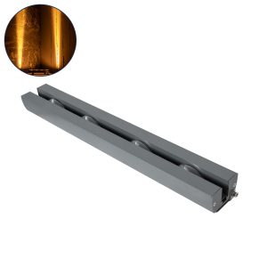 WINDOW-ARTE 90722 Φωτιστικό Ανάδειξης Παραθύρων Window Light LED 36W 3060lm 8×180° DC 24V Αδιάβροχο IP67 Πορτοκαλί 2200K Dimmable – Γκρι Ανθρακί – Μ25 x Π7 x Υ4.5cm – 3 Χρόνια Εγγύηση