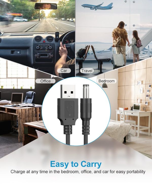 Καλώδιο USB Power Cable 5.5mm X 2.1mm 1m - Image 4
