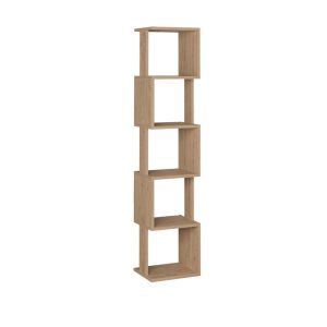 Βιβλιοθήκη – στήλη Piri  oak μελαμίνης 35x30x161εκ