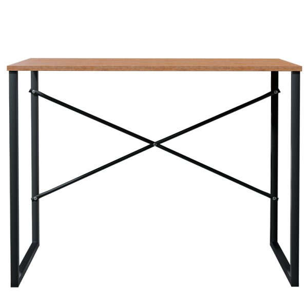 Γραφείο Zayn  χρώμα καρυδί - μαύρο 90x60x70εκ - Image 2