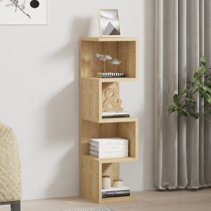 Ραφιέρα επιδαπέδια Pratel  σε oak απόχρωση 25x27x95εκ