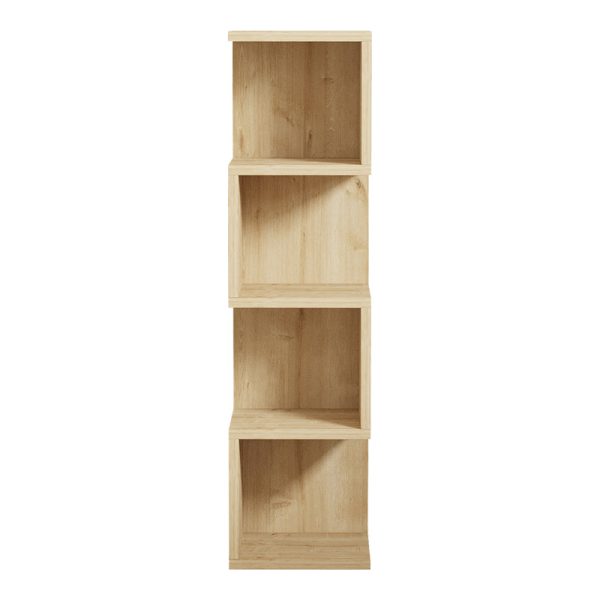 Ραφιέρα επιδαπέδια Pratel  σε oak απόχρωση 25x27x95εκ - Image 5