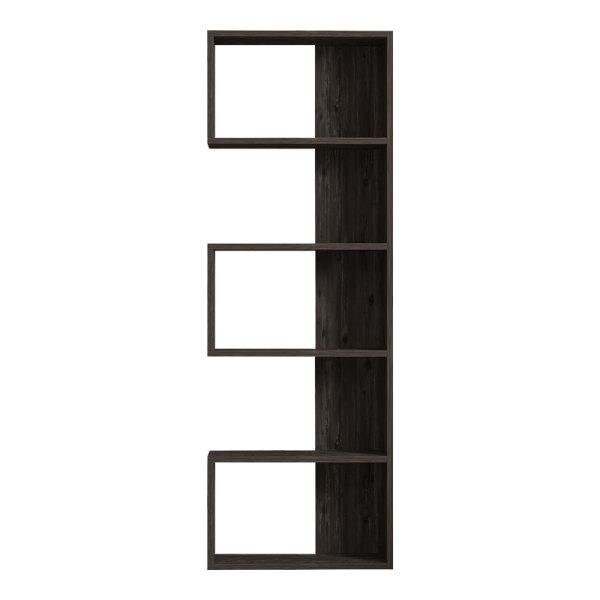 Βιβλιοθήκη Cascade  σε σκούρο καρυδί απόχρωση 51.8x22x150εκ - Image 5