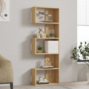 Βιβλιοθήκη Cascade  σε oak απόχρωση 51.8x22x150εκ