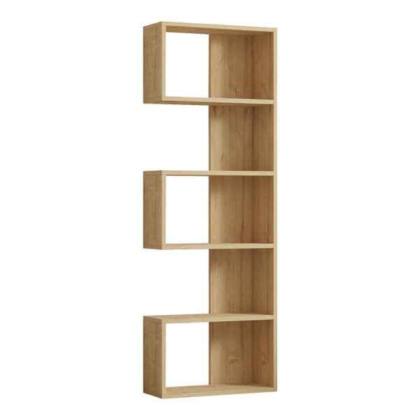 Βιβλιοθήκη Cascade  σε oak απόχρωση 51.8x22x150εκ