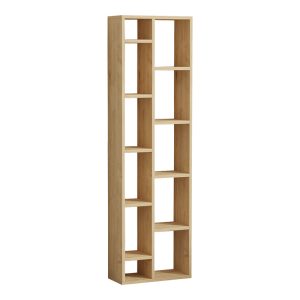 Βιβλιοθήκη Minicu  σε oak απόχρωση  44,4×19,6×150εκ