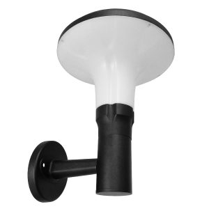 SOLARTIS 12129 Φωτιστικό Κολωνάκι Κήπου LED 10W 1000lm 180° με Ενσωματωμένο Φωτοβολταϊκό Panel 6V 5W & Επαναφορτιζόμενη Μπαταρία Li-ion 3.2V 6000mAh με Αισθητήρα Ημέρας-Νύχτας Αδιάβροχο IP65 Ψυχρό Λευκό 6000K – Γκρι Ανθρακί – Μ26 x Π33 x Υ28cm – 2 Χρό