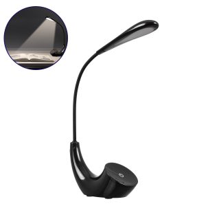 76501 Επιτραπέζιο Φωτιστικό Πορτατίφ LED 2.8W 550lm -° DC 5V IP20 Φυσικό Λευκό 4500K Μαύρο Πλαστικό – Μ15.5 x Π7.5 x Υ44.5cm – 2 Xρόνια Εγγύηση