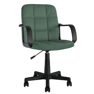 Καρέκλα Γραφείου  ASPIS Πράσινο Ύφασμα/PVC 55.5×56.5×85-96.5cm