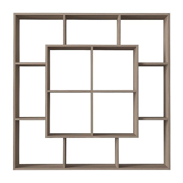 Βιβλιοθήκη  NISIROS Cordoba Μοριοσανίδα/Μελαμίνη 136x22x136cm - Image 2