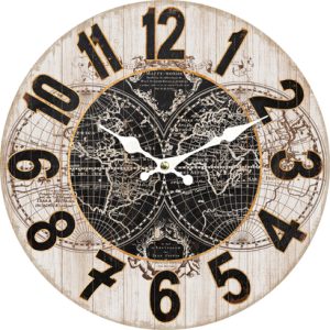 Ρολόι Τοίχου  MDF Φ34×3.8cm